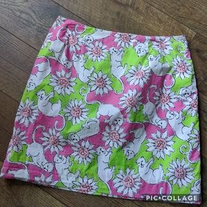 Lilly Pulitzer French Fried Lion Skirt
